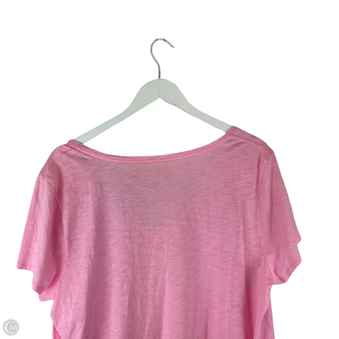 Top Short Sleeve Designer By Lilly Pulitzer In Pink, Size: Xxl