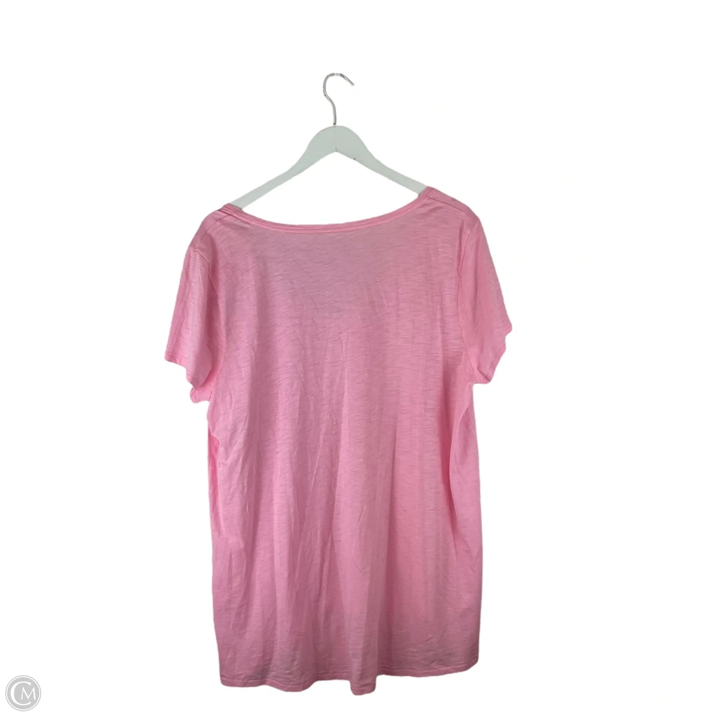 Top Short Sleeve Designer By Lilly Pulitzer In Pink, Size: Xxl