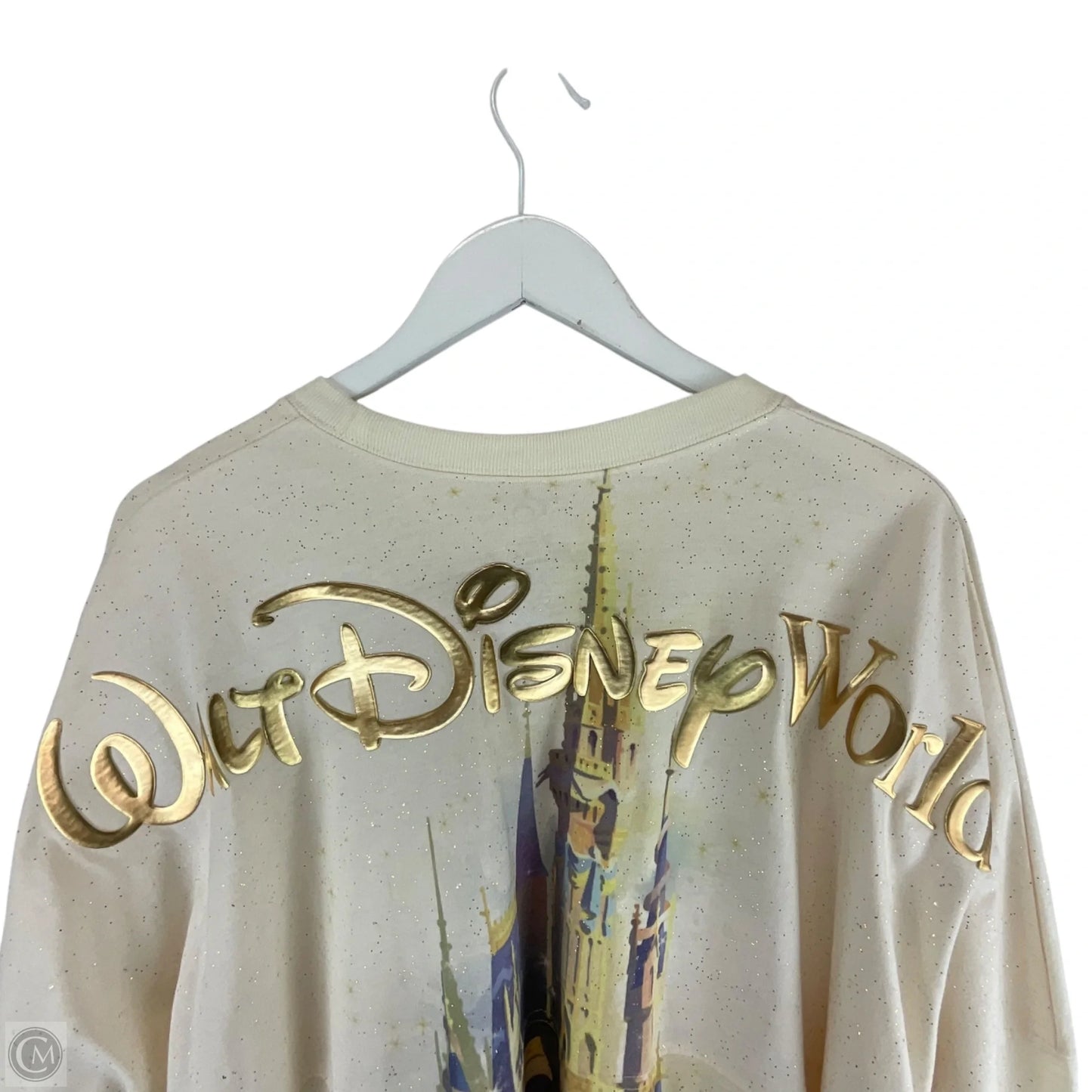 Top Long Sleeve Basic By Disney In Tan, Size: Xxl