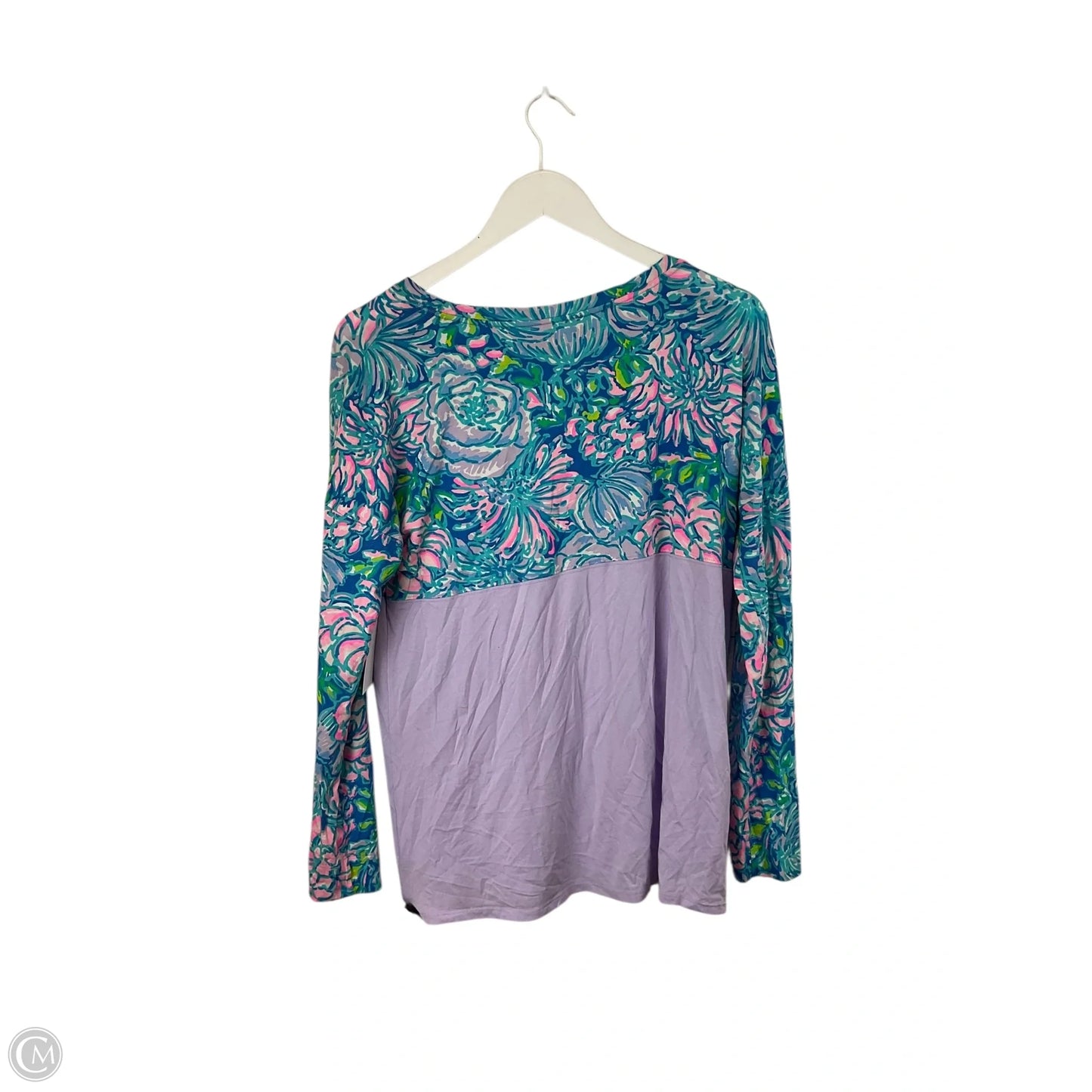 Top Long Sleeve Designer By Lilly Pulitzer In Purple, Size: S