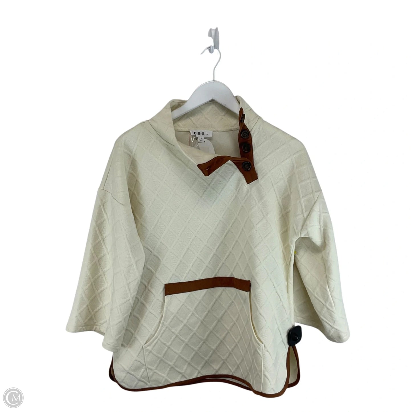 Sweatshirt Collar By Thml In Cream, Size: S