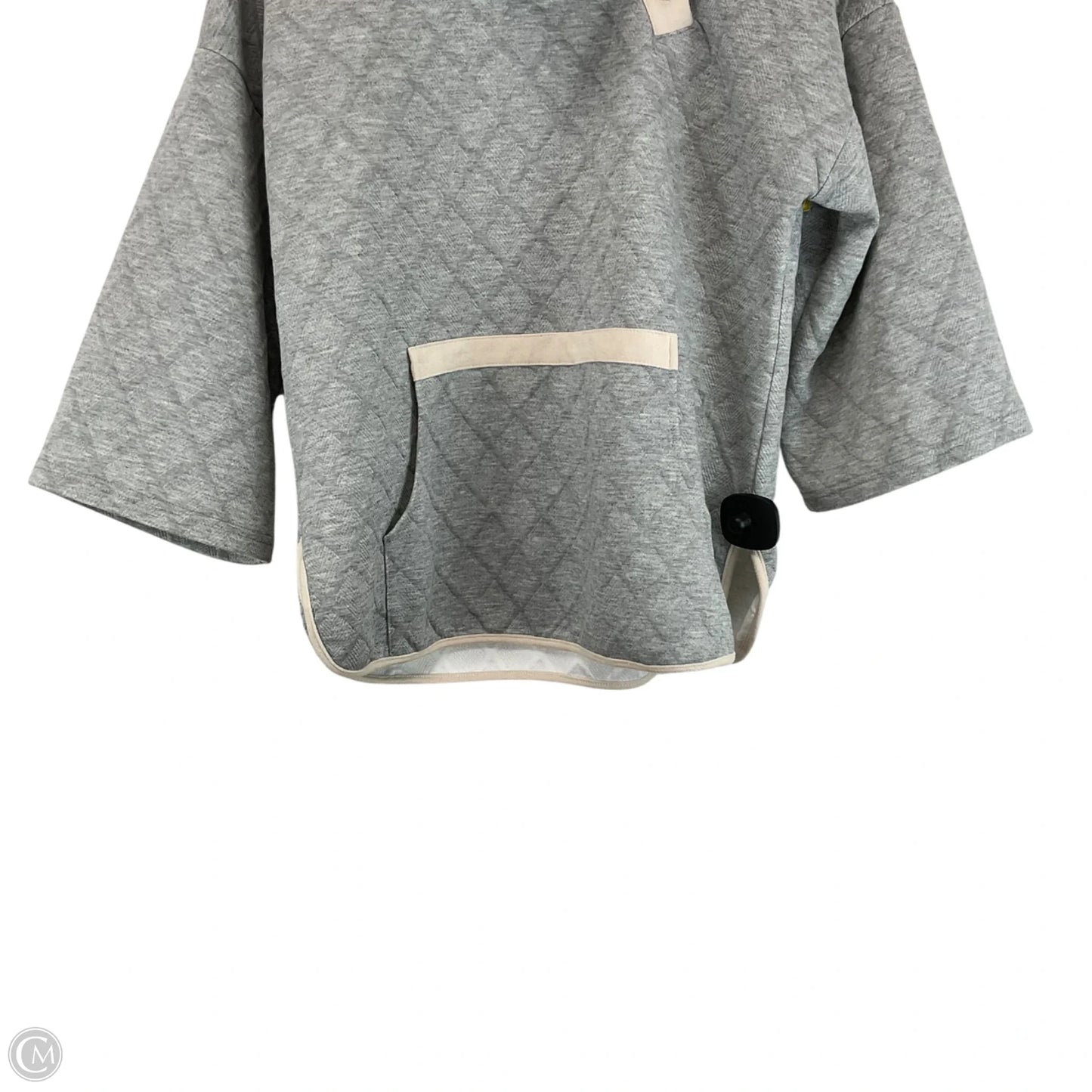 Sweatshirt Collar By Thml In Grey, Size: S