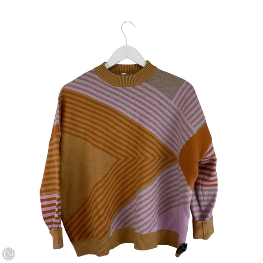 Sweater By Thml In Orange & Purple, Size: S