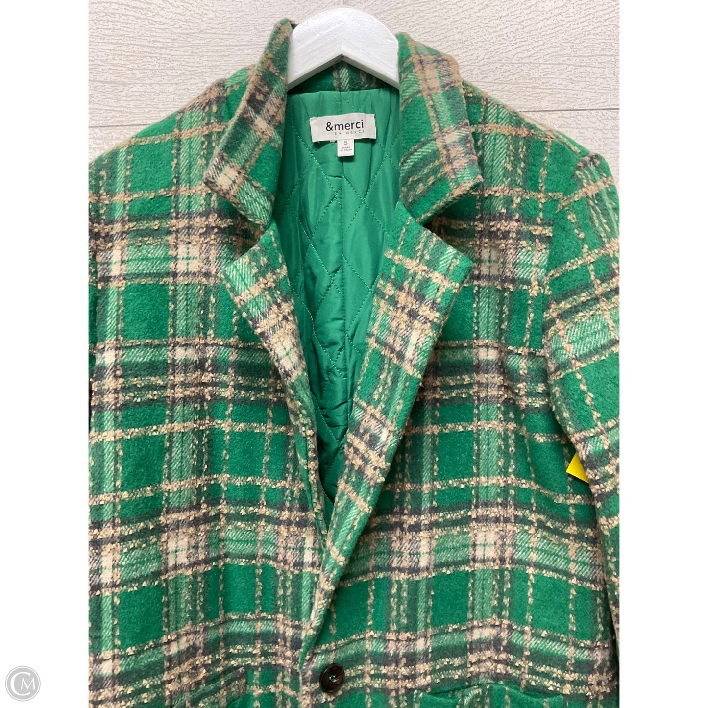 Coat Peacoat By &merci In Green, Size: S