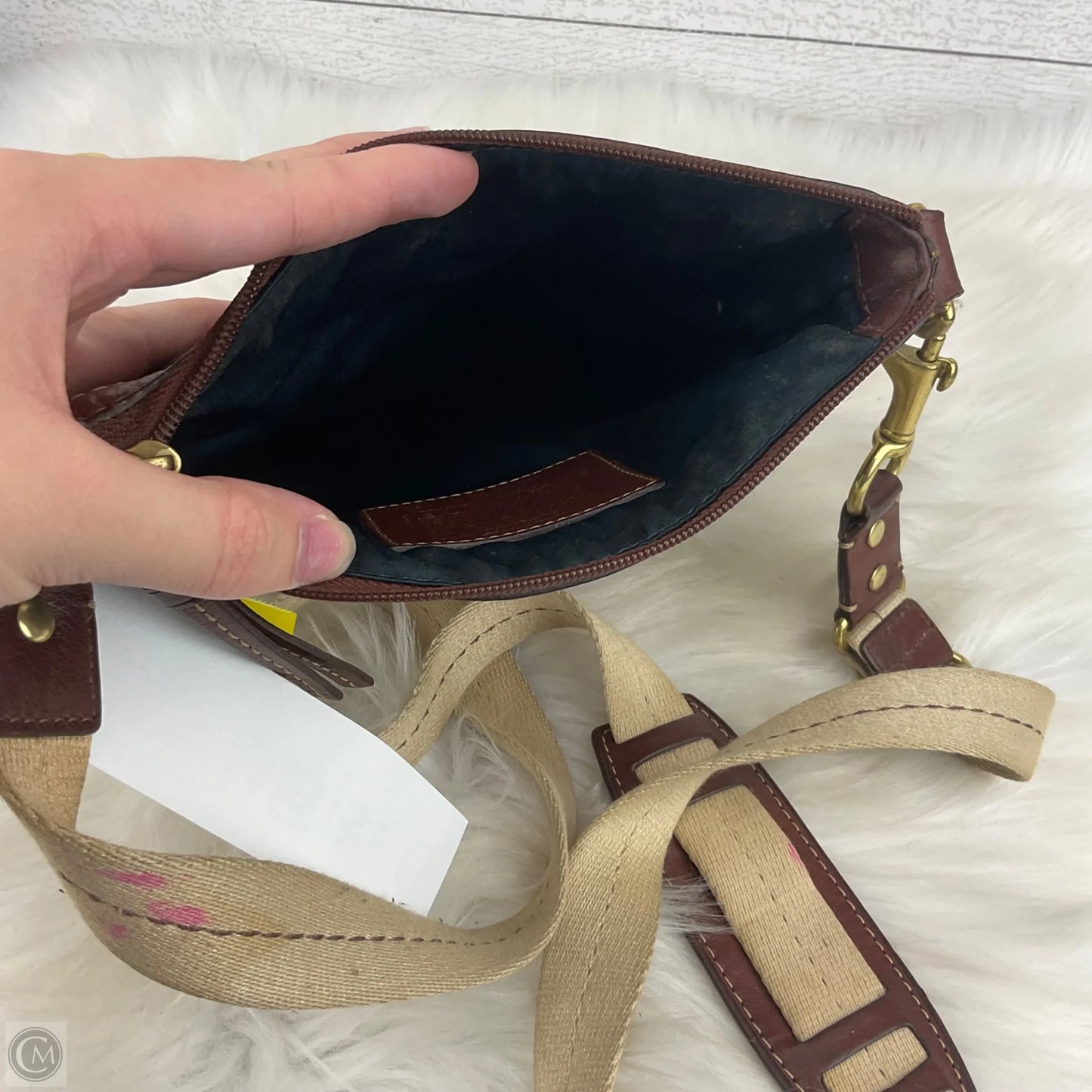 Crossbody Designer By Coach, Size: Small
