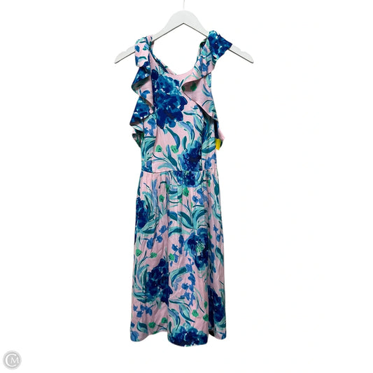 Dress Designer By Lilly Pulitzer In Blue & Pink, Size: 2