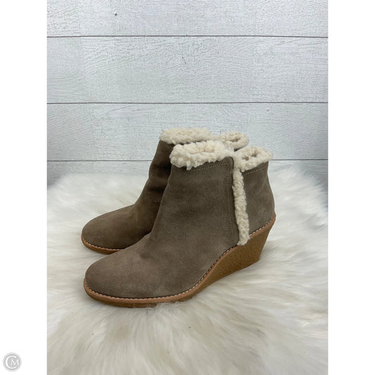 Boots Ankle Heels By Cole-haan In Grey, Size: 8