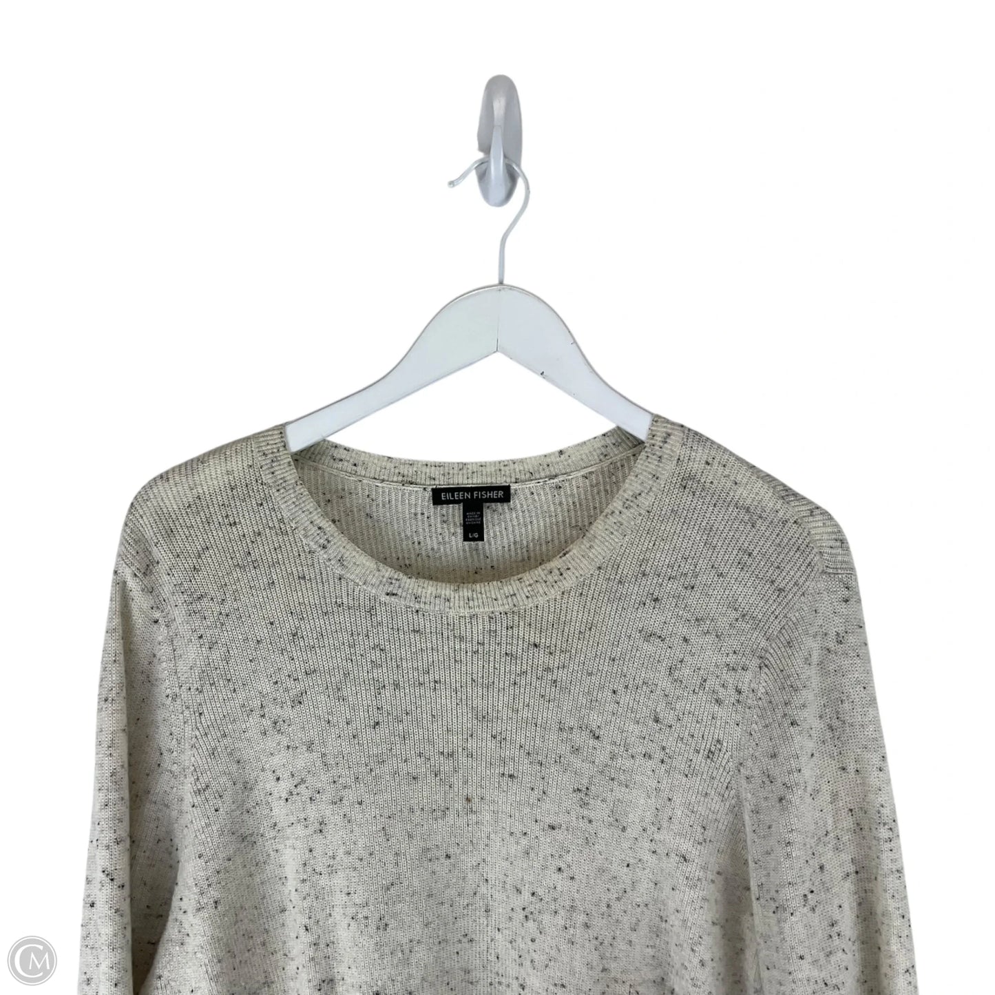 Top Long Sleeve By Eileen Fisher In Tan, Size: L