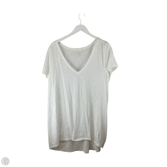 Top Short Sleeve Designer By Lilly Pulitzer In White, Size: Xxl