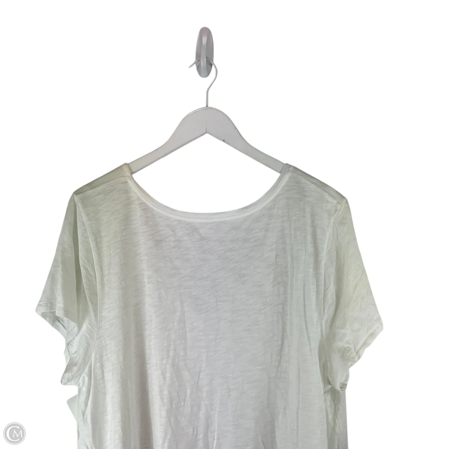 Top Short Sleeve Designer By Lilly Pulitzer In White, Size: Xxl