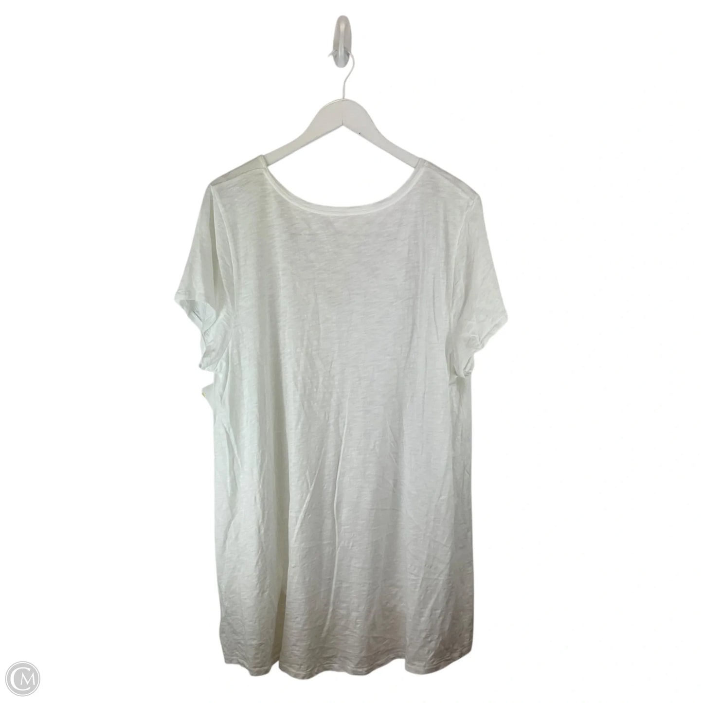 Top Short Sleeve Designer By Lilly Pulitzer In White, Size: Xxl