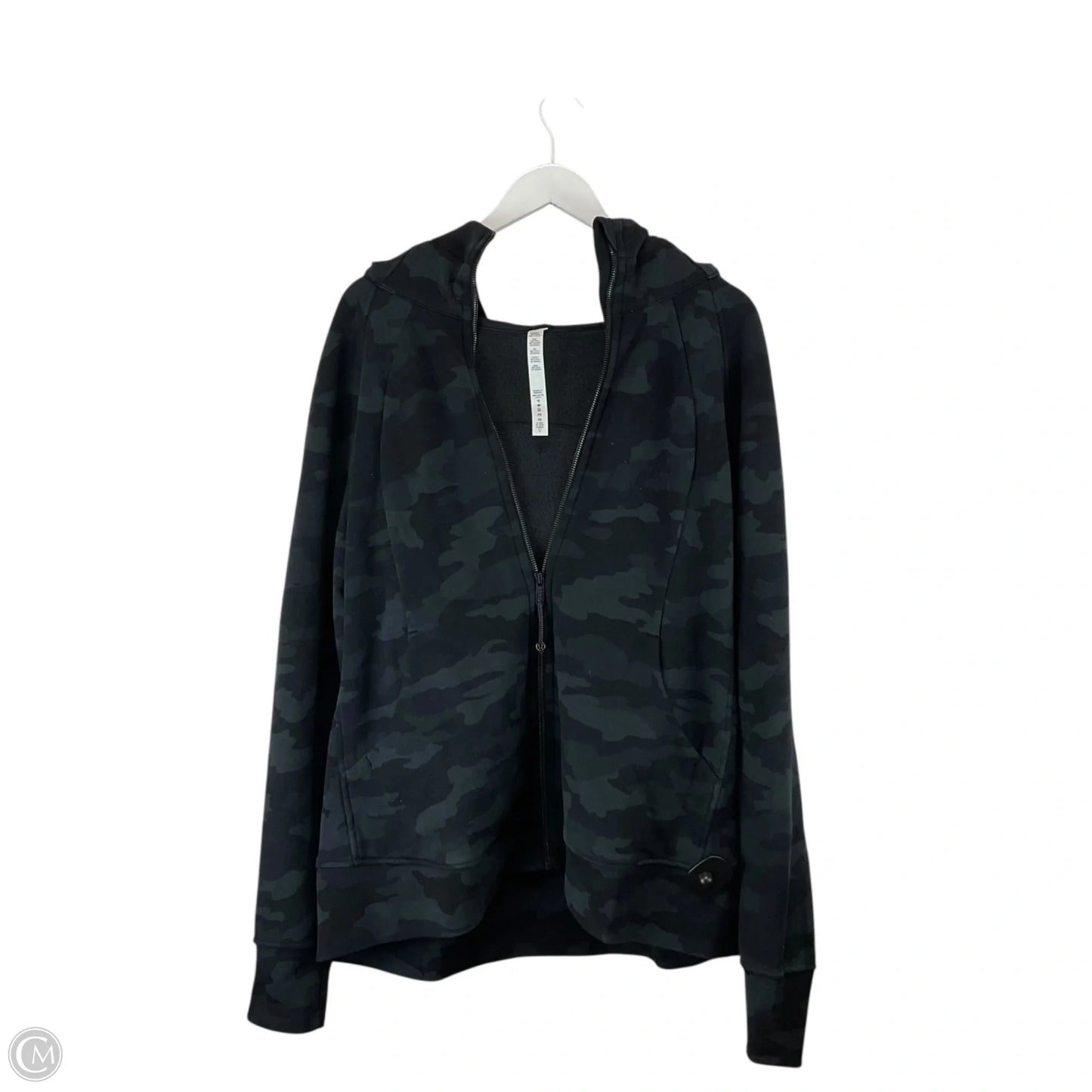 Athletic Sweatshirt Hoodie By Lululemon In Camouflage Print, Size: 20
