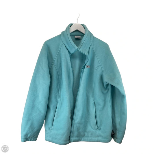Jacket Faux Fur & Sherpa By Columbia In Blue, Size: 2x