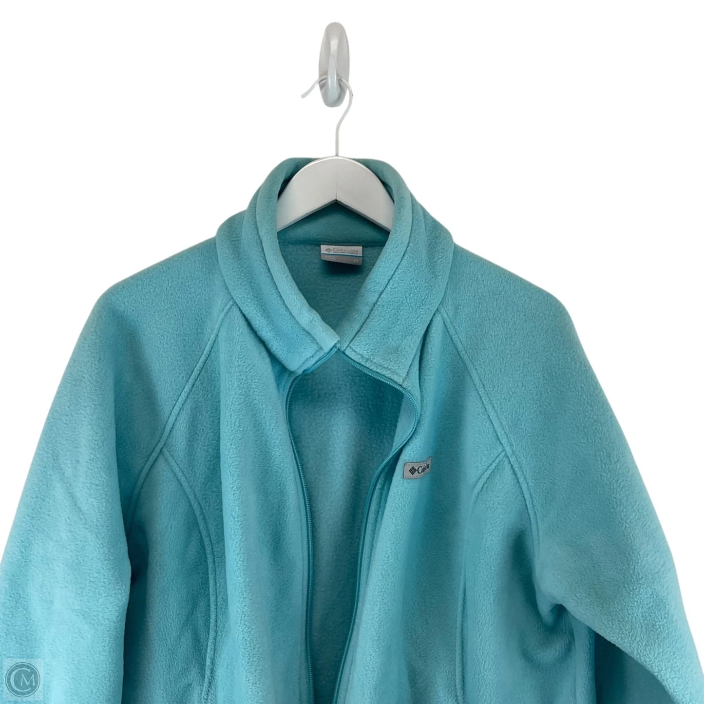 Jacket Faux Fur & Sherpa By Columbia In Blue, Size: 2x