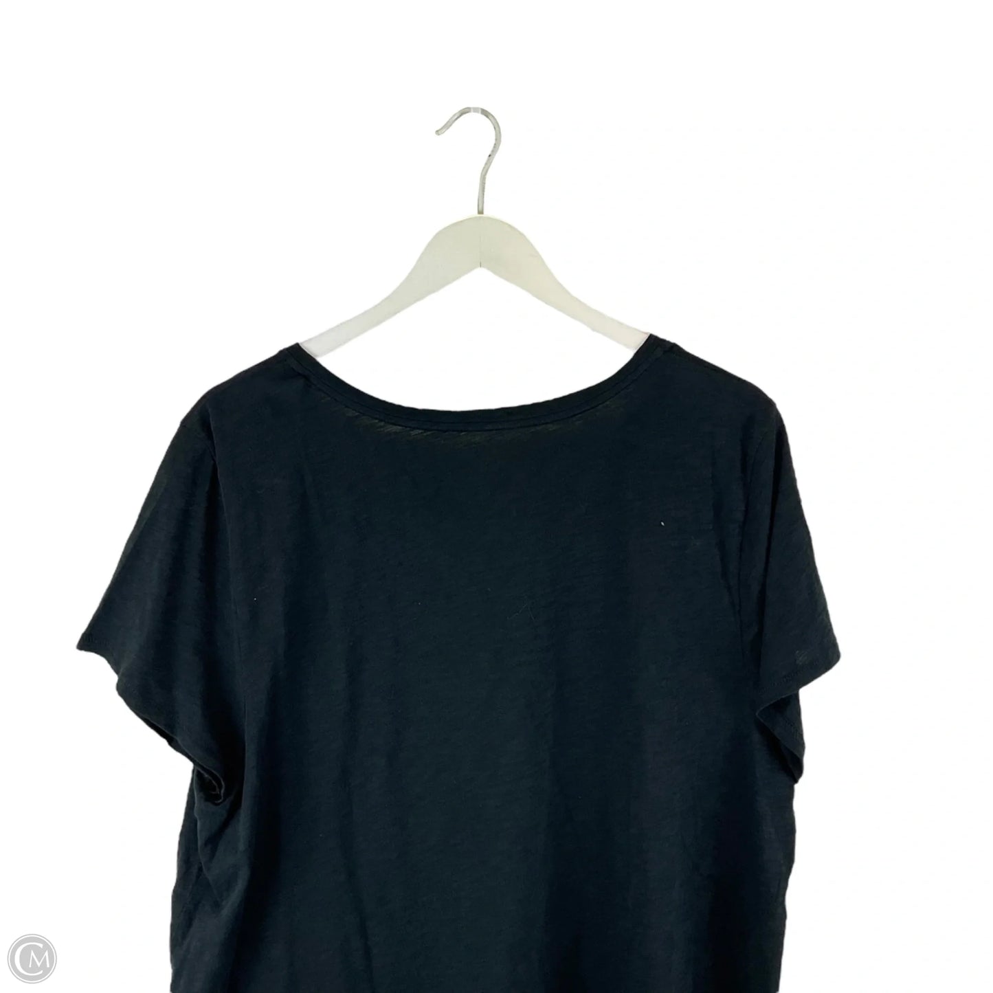 Top Short Sleeve Designer By Lilly Pulitzer In Black, Size: Xxl
