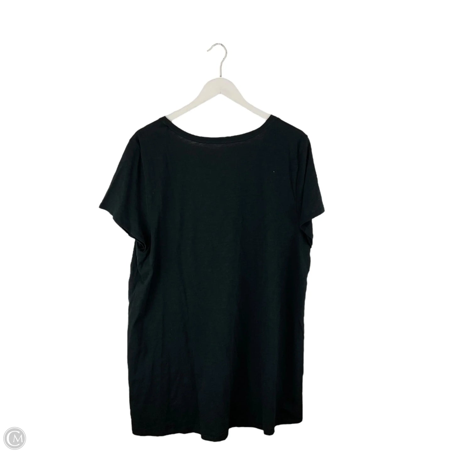 Top Short Sleeve Designer By Lilly Pulitzer In Black, Size: Xxl