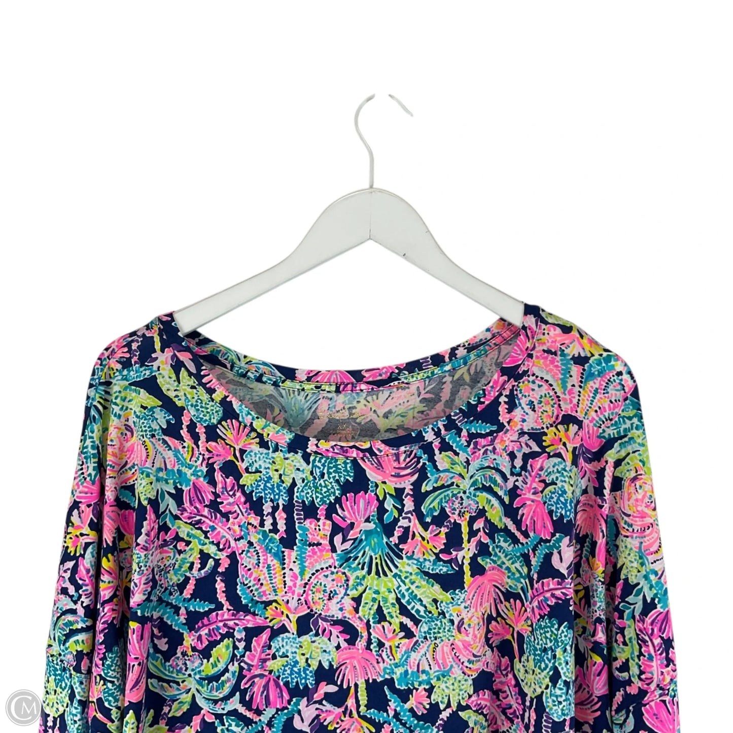 Top Long Sleeve Designer By Lilly Pulitzer In Multi-colored, Size: Xxl