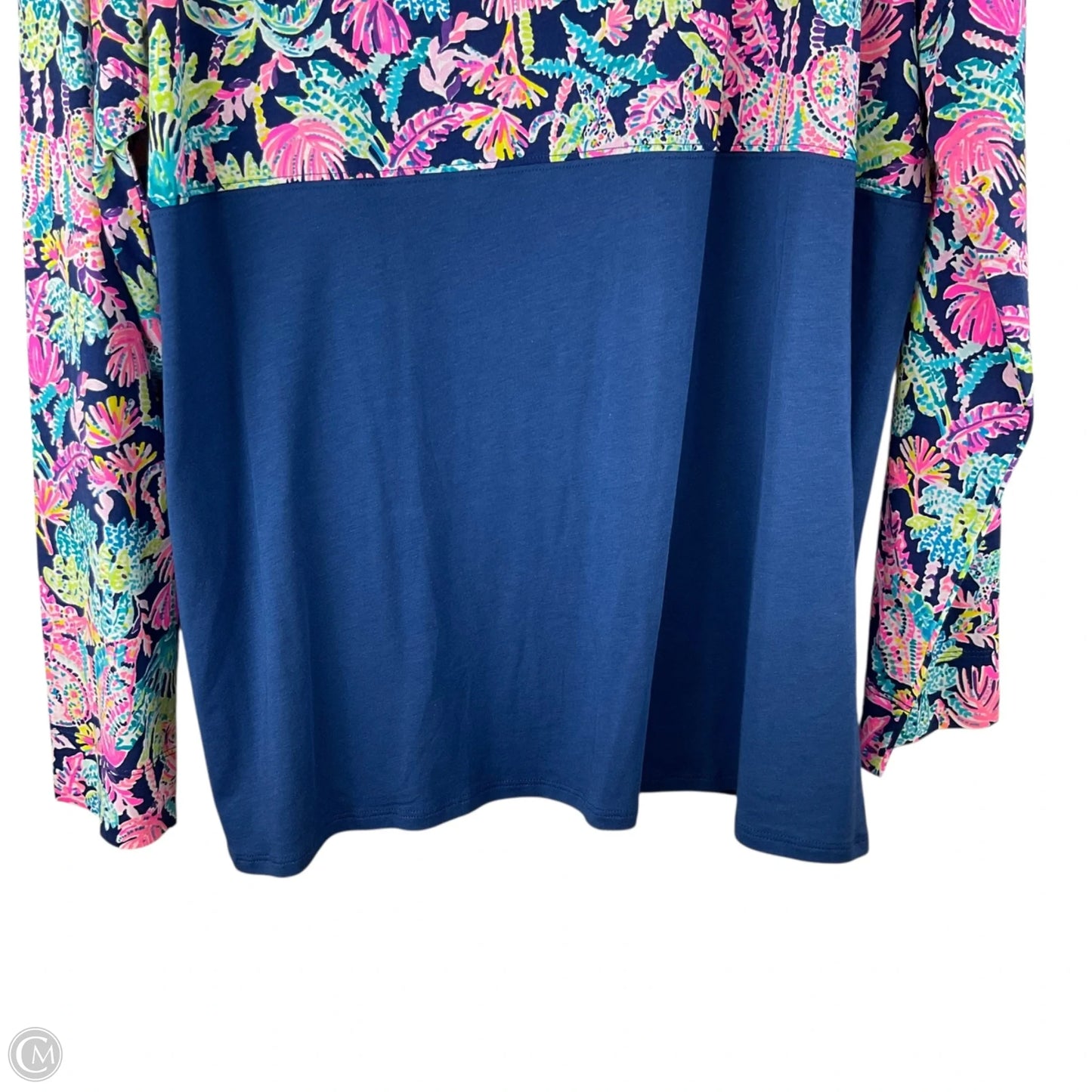 Top Long Sleeve Designer By Lilly Pulitzer In Multi-colored, Size: Xxl
