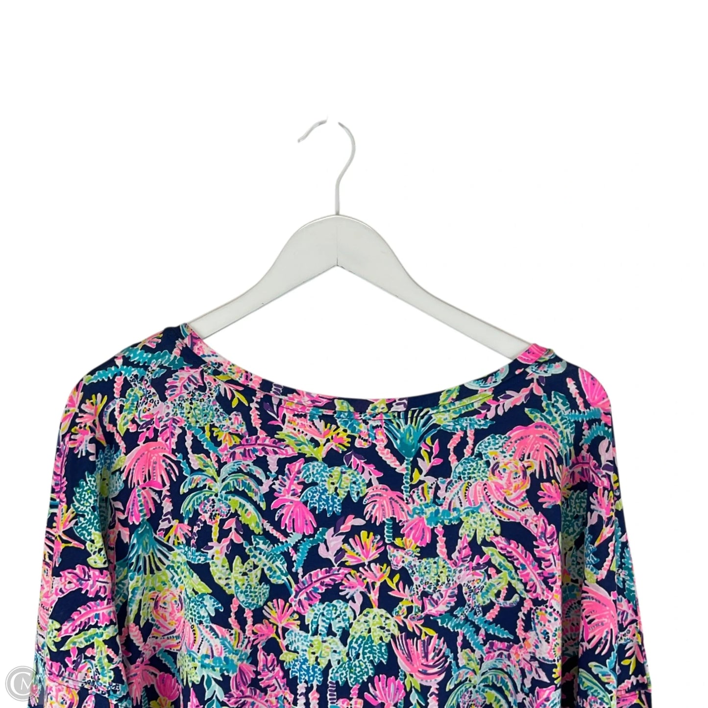 Top Long Sleeve Designer By Lilly Pulitzer In Multi-colored, Size: Xxl