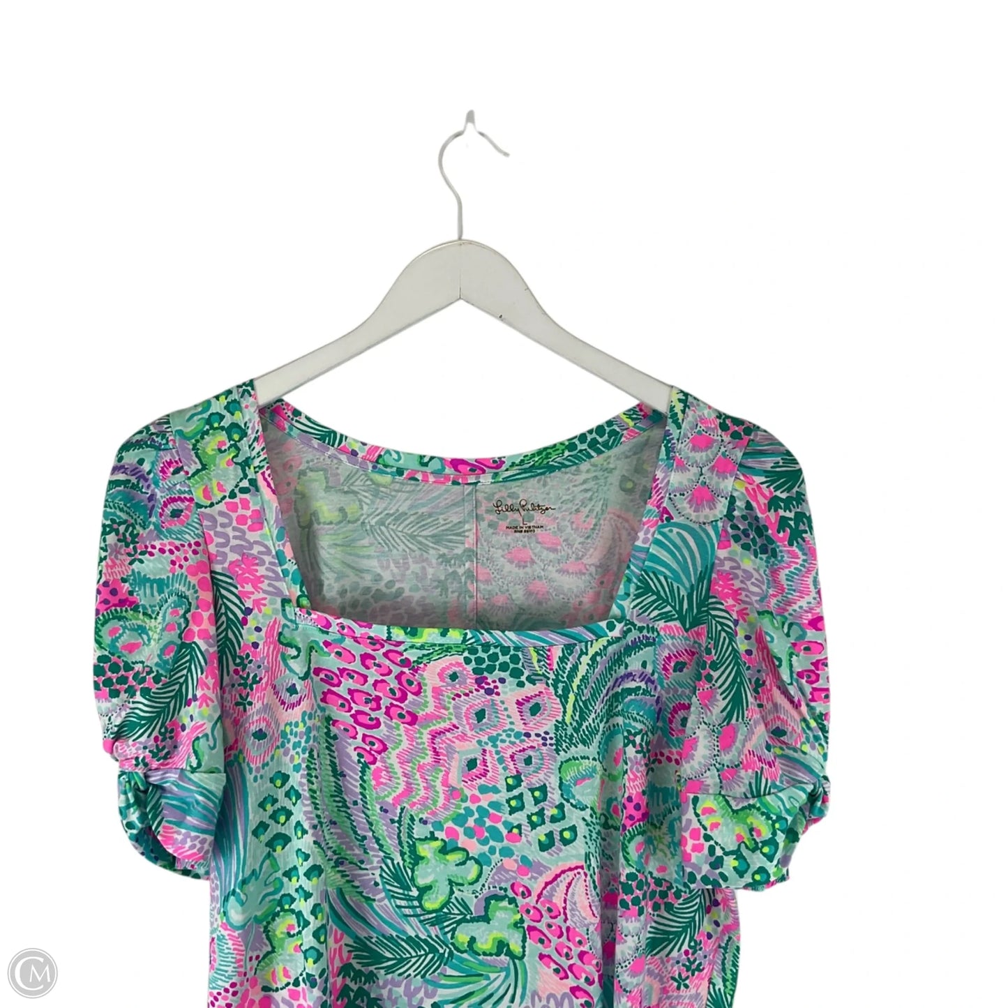 Top Long Sleeve Designer By Lilly Pulitzer In Multi-colored, Size: L