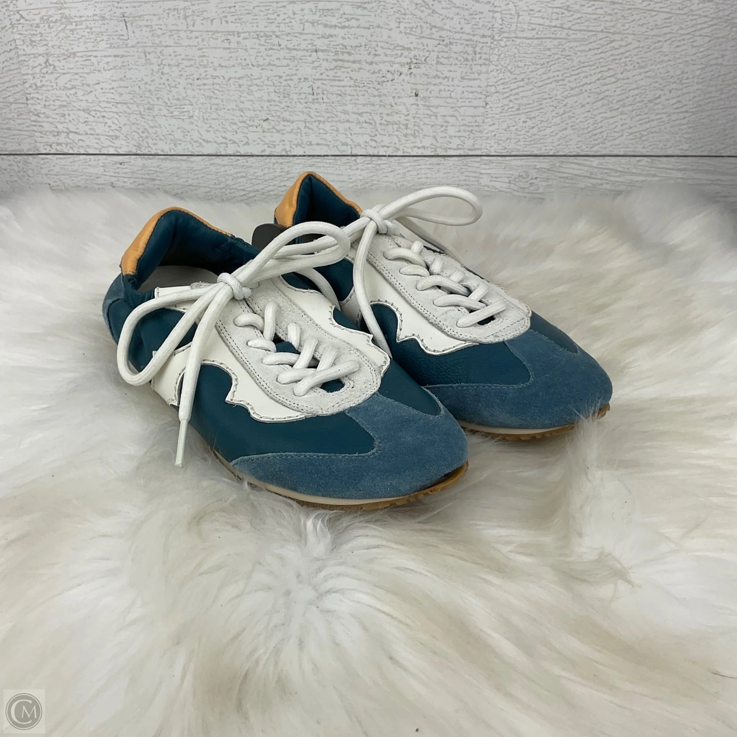 Shoes Designer By Tory Burch In Blue, Size: 5