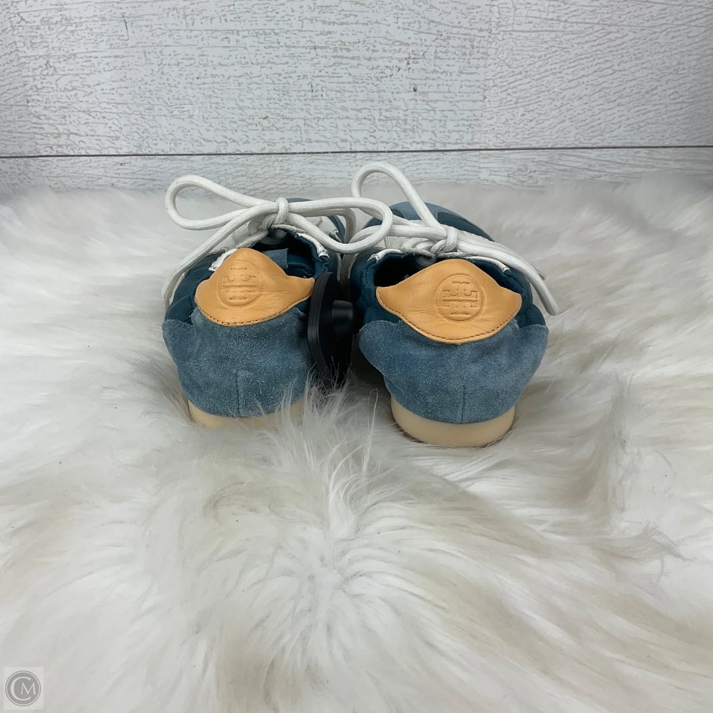 Shoes Designer By Tory Burch In Blue, Size: 5