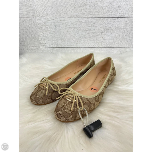 Shoes Designer By Coach In Brown, Size: 7