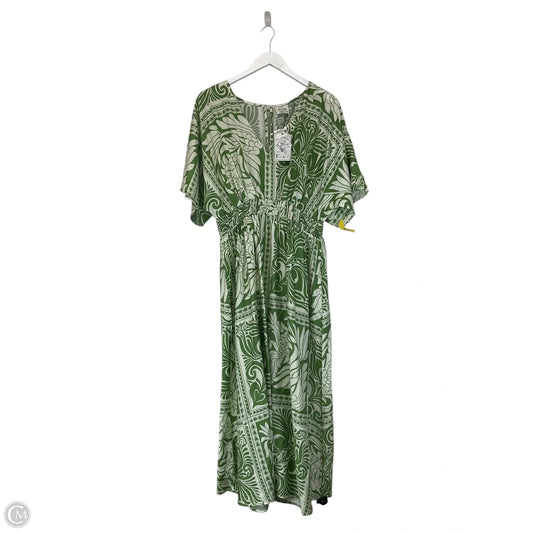 Dress Casual Maxi By New In In Green, Size: L