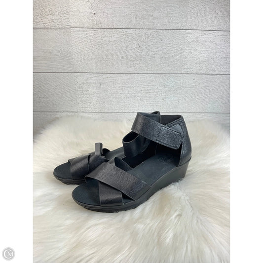 Sandals Heels Platform By Dr Scholls In Black, Size: 6.5