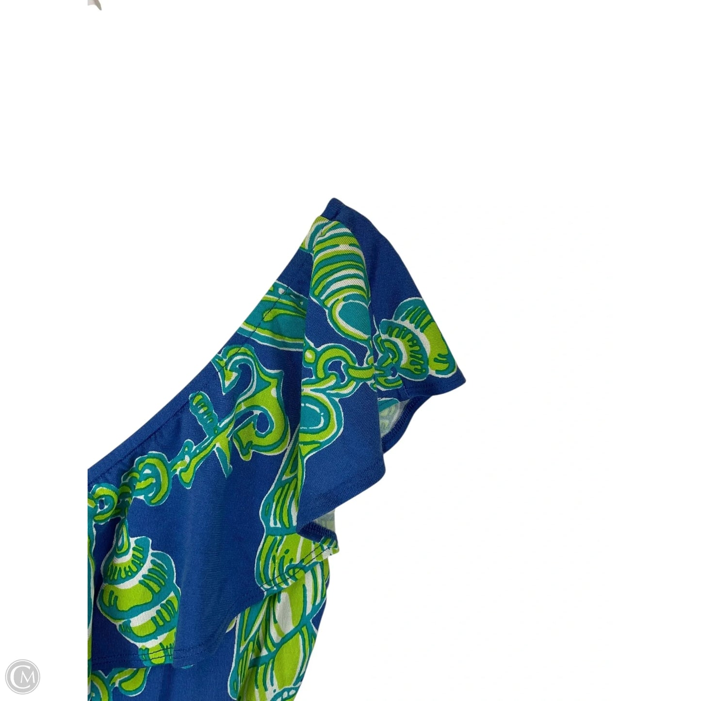 Dress Designer By Lilly Pulitzer In Blue & Green, Size: Xs