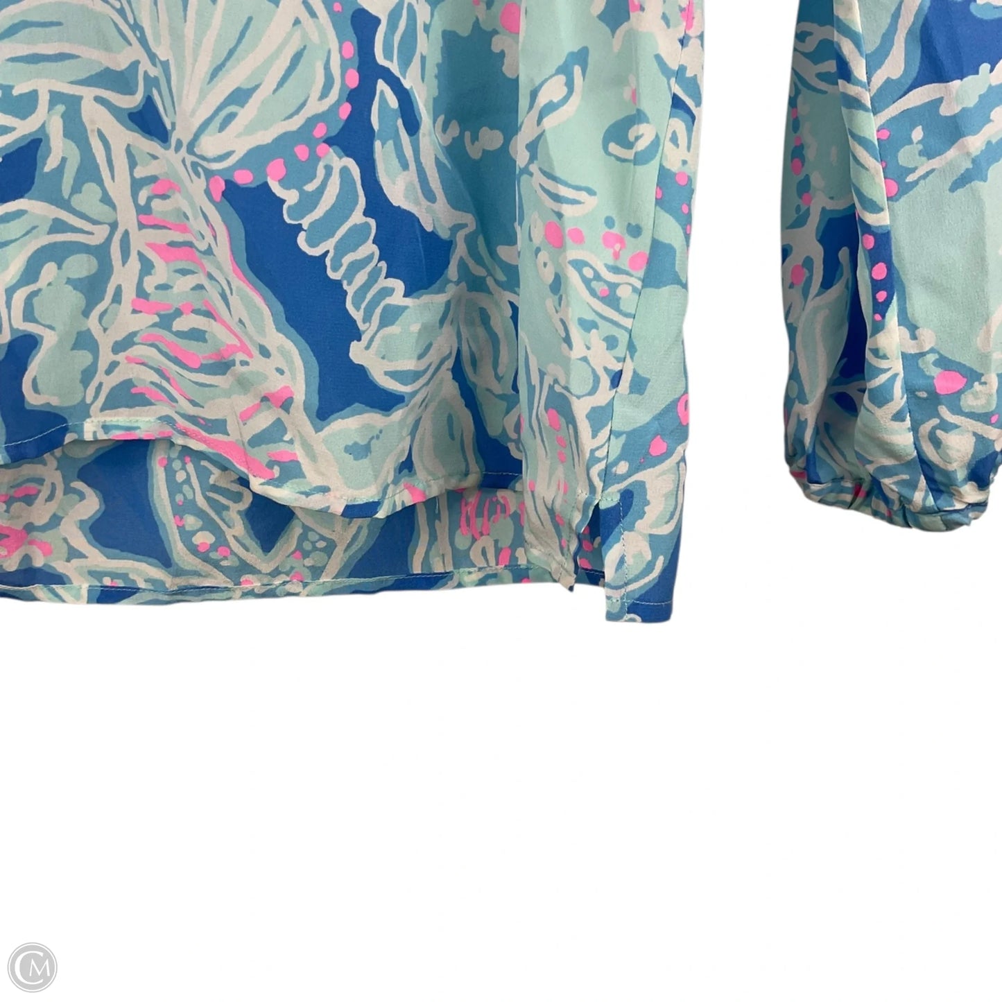 Top Long Sleeve Designer By Lilly Pulitzer In Multi-colored, Size: Xxs