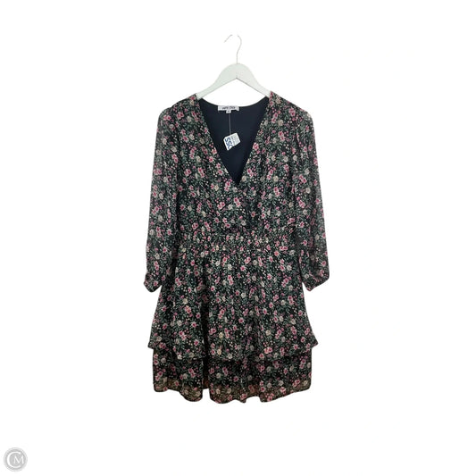 Dress Casual Short By Mimi Chica In Floral Print, Size: Xl