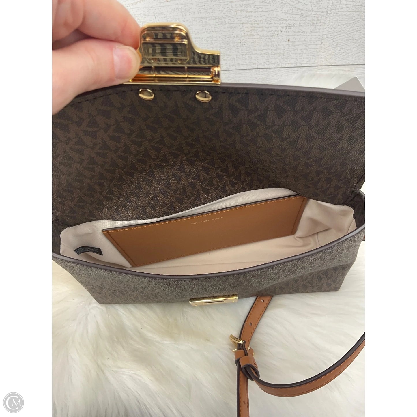 Crossbody Designer By Michael Kors, Size: Small