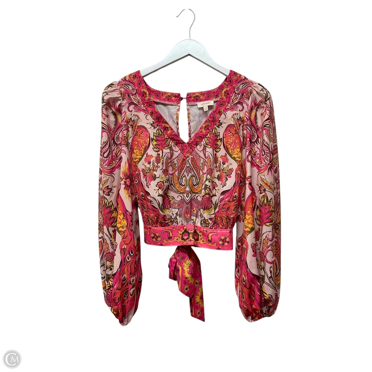 Top Long Sleeve By Clothes Mentor In Pink, Size: S