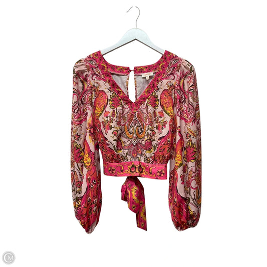 Top Long Sleeve By Clothes Mentor In Pink, Size: S