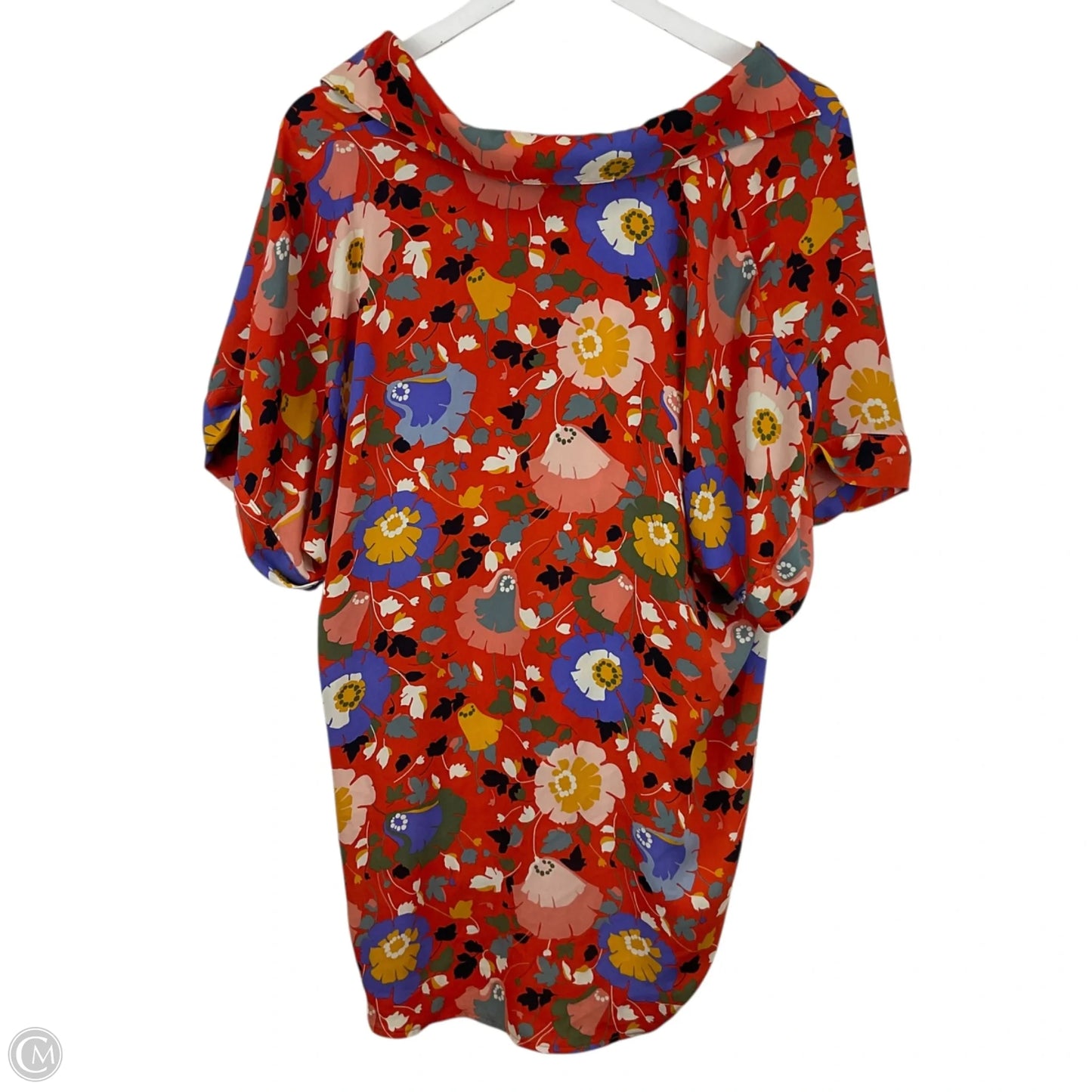 Top Short Sleeve By Cabi In Orange, Size: L