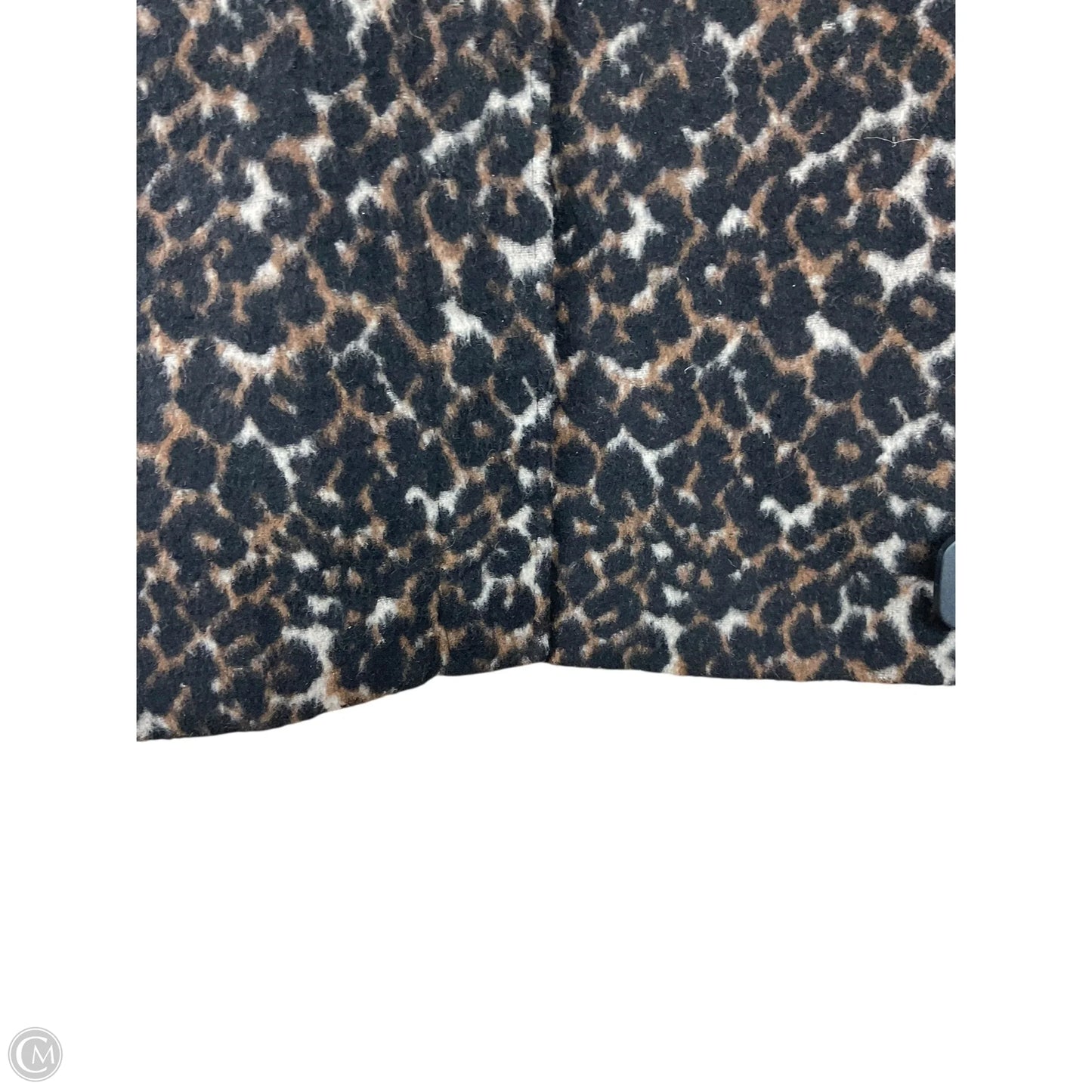 Coat Peacoat By Via Spiga In Animal Print, Size: 8