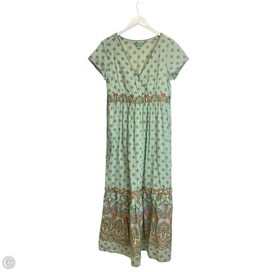 Dress Casual Maxi By April Carnell In Green, Size: Xs