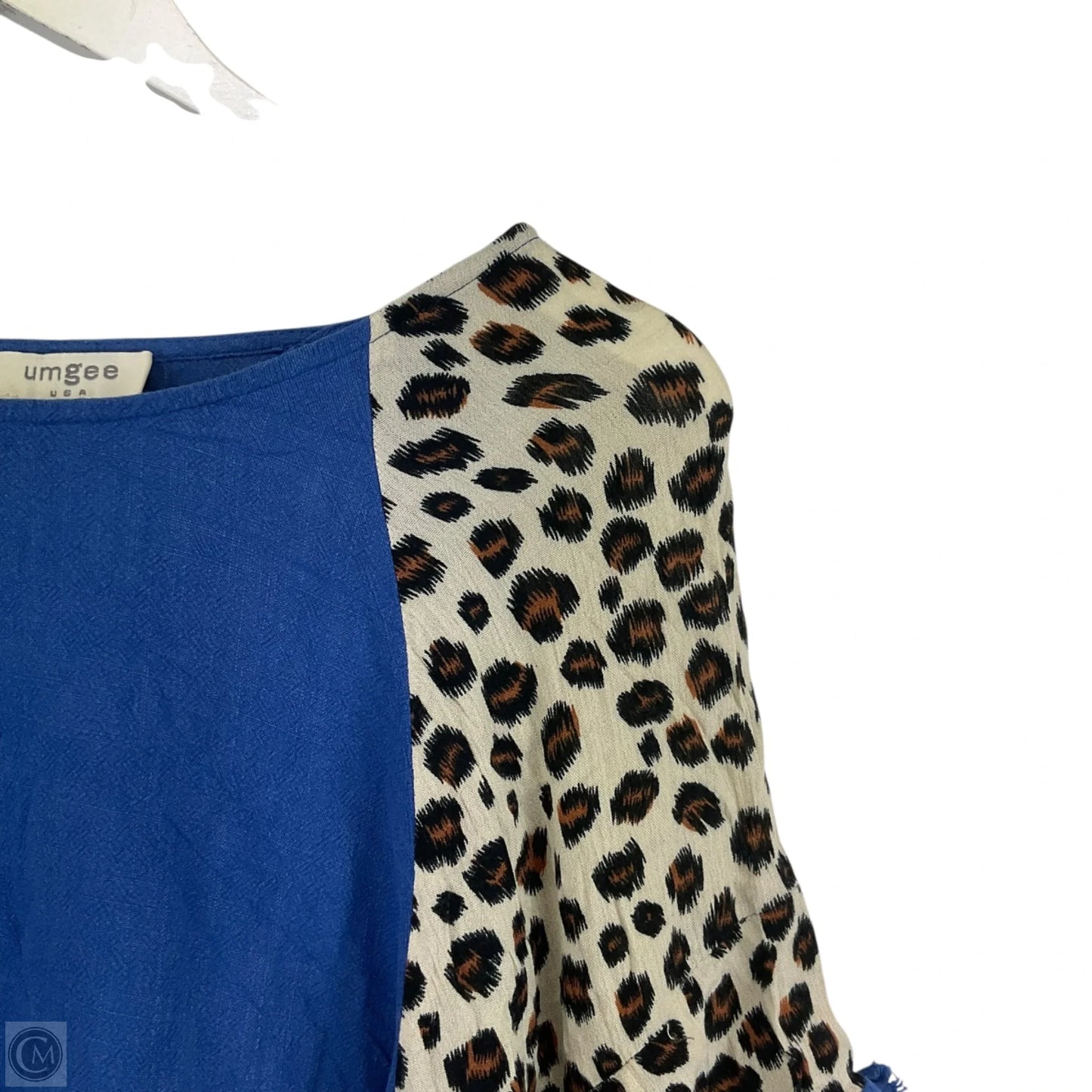Top Short Sleeve By Umgee In Blue, Size: S