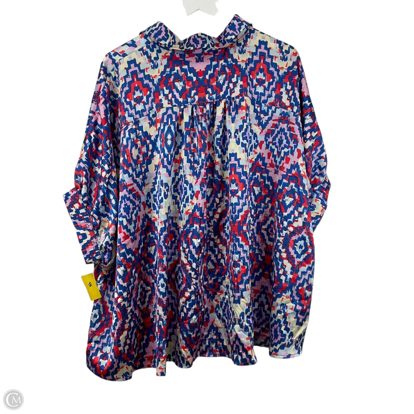 Top Short Sleeve By Ee Some In Blue, Size: M