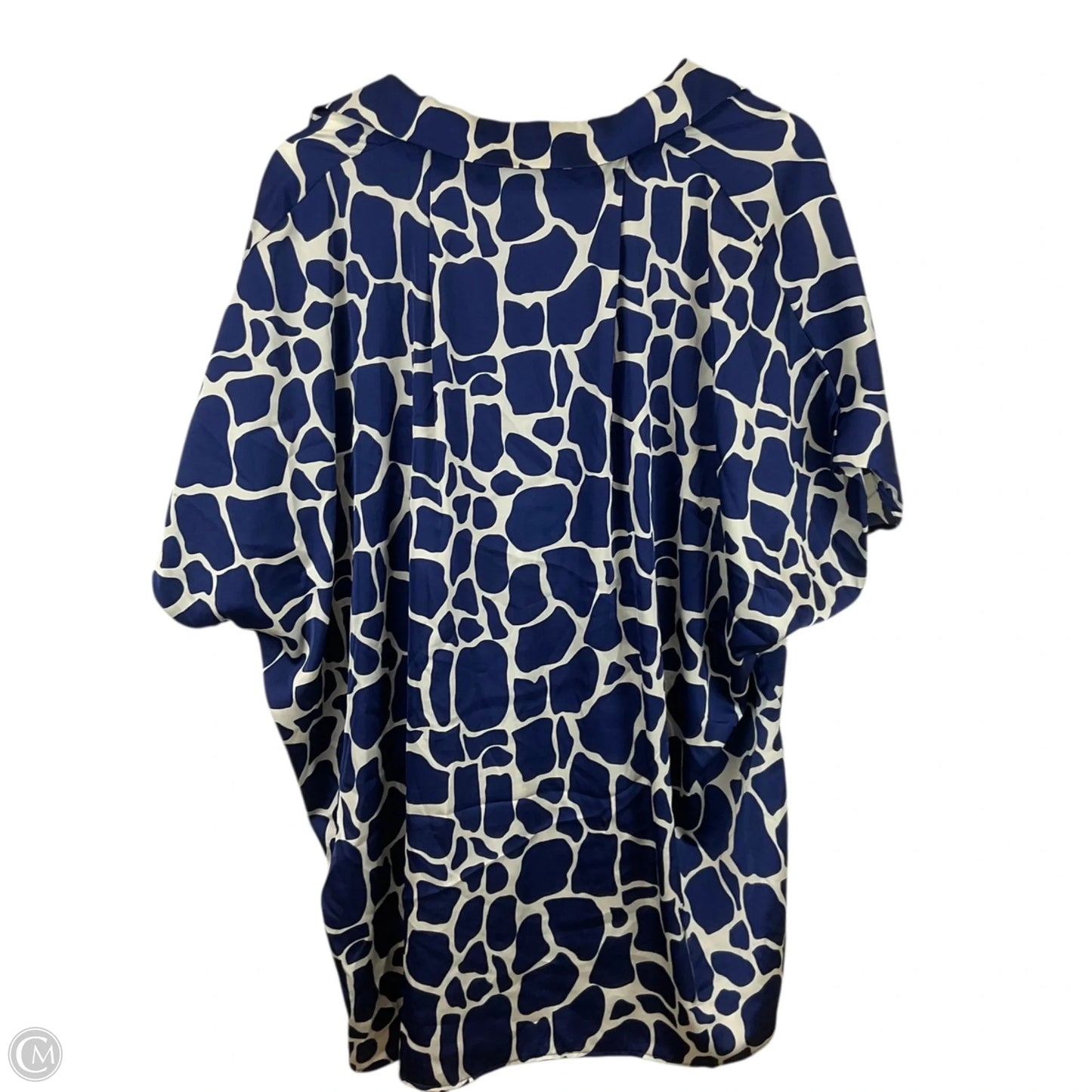 Top Short Sleeve By Umgee In Blue, Size: L