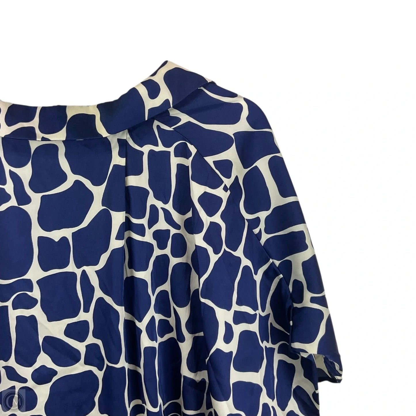 Top Short Sleeve By Umgee In Blue, Size: L