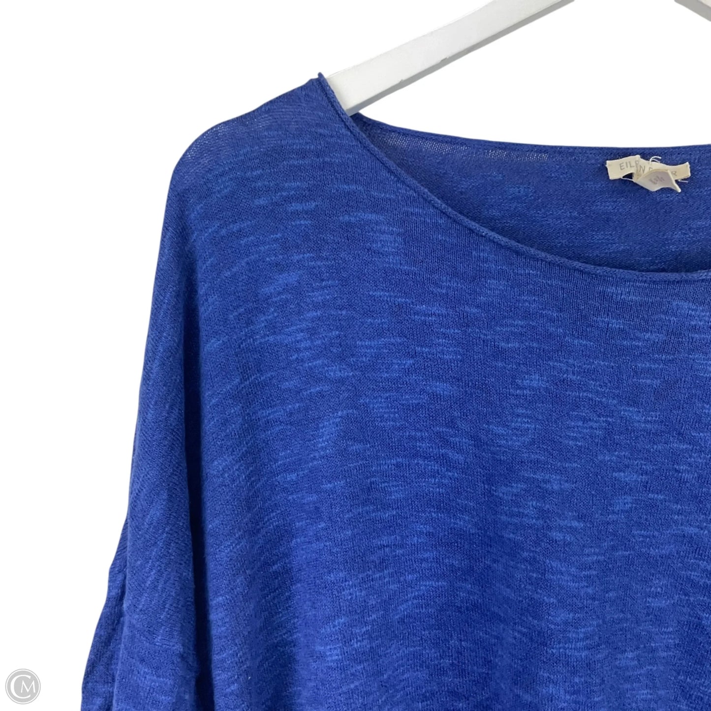 Top Short Sleeve By Eileen Fisher In Blue, Size: M