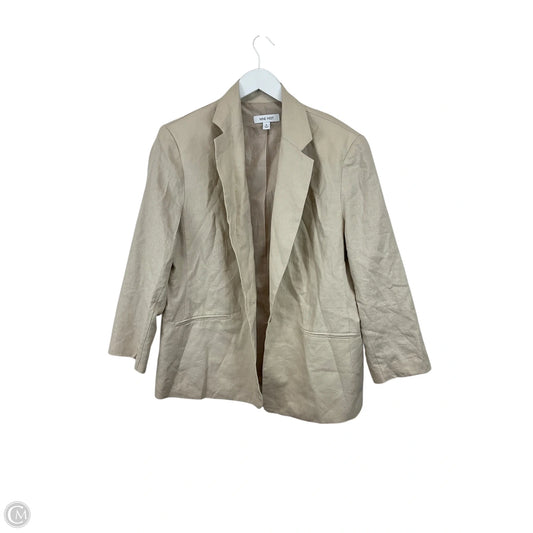 Blazer By Nine West Apparel In Tan, Size: Xl