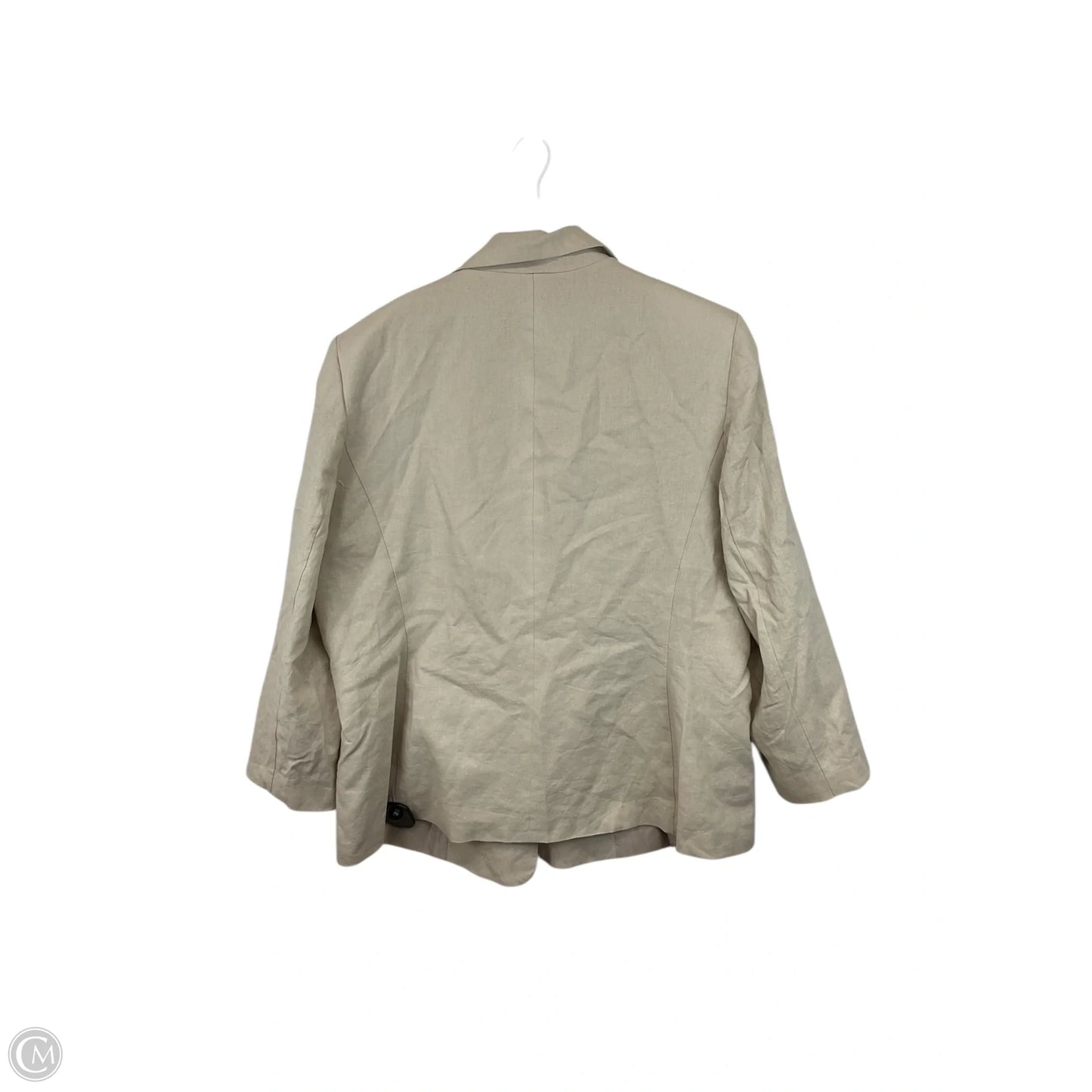 Blazer By Nine West Apparel In Tan, Size: Xl