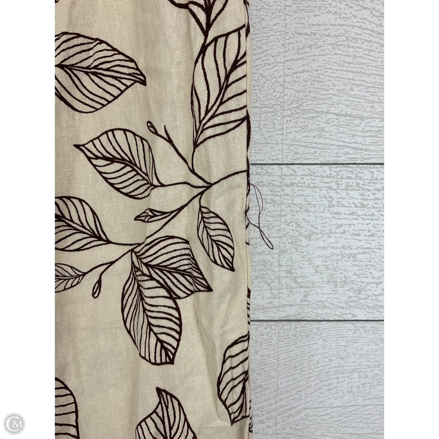 Pants Wide Leg By Calligraphie In Tan, Size: L