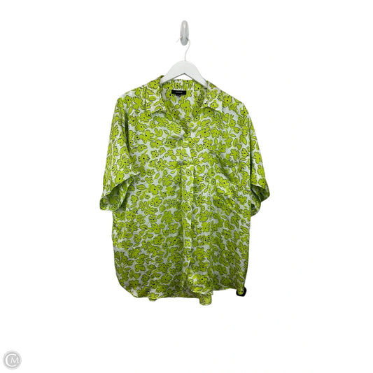Top Short Sleeve By Alfani In Green, Size: Xl