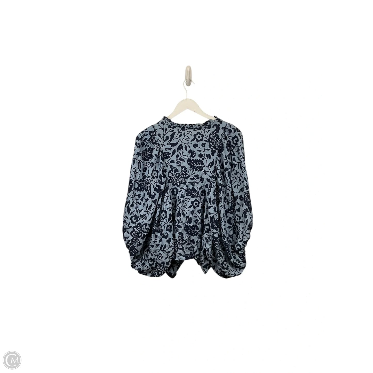 Top Long Sleeve By &merci In Blue, Size: M