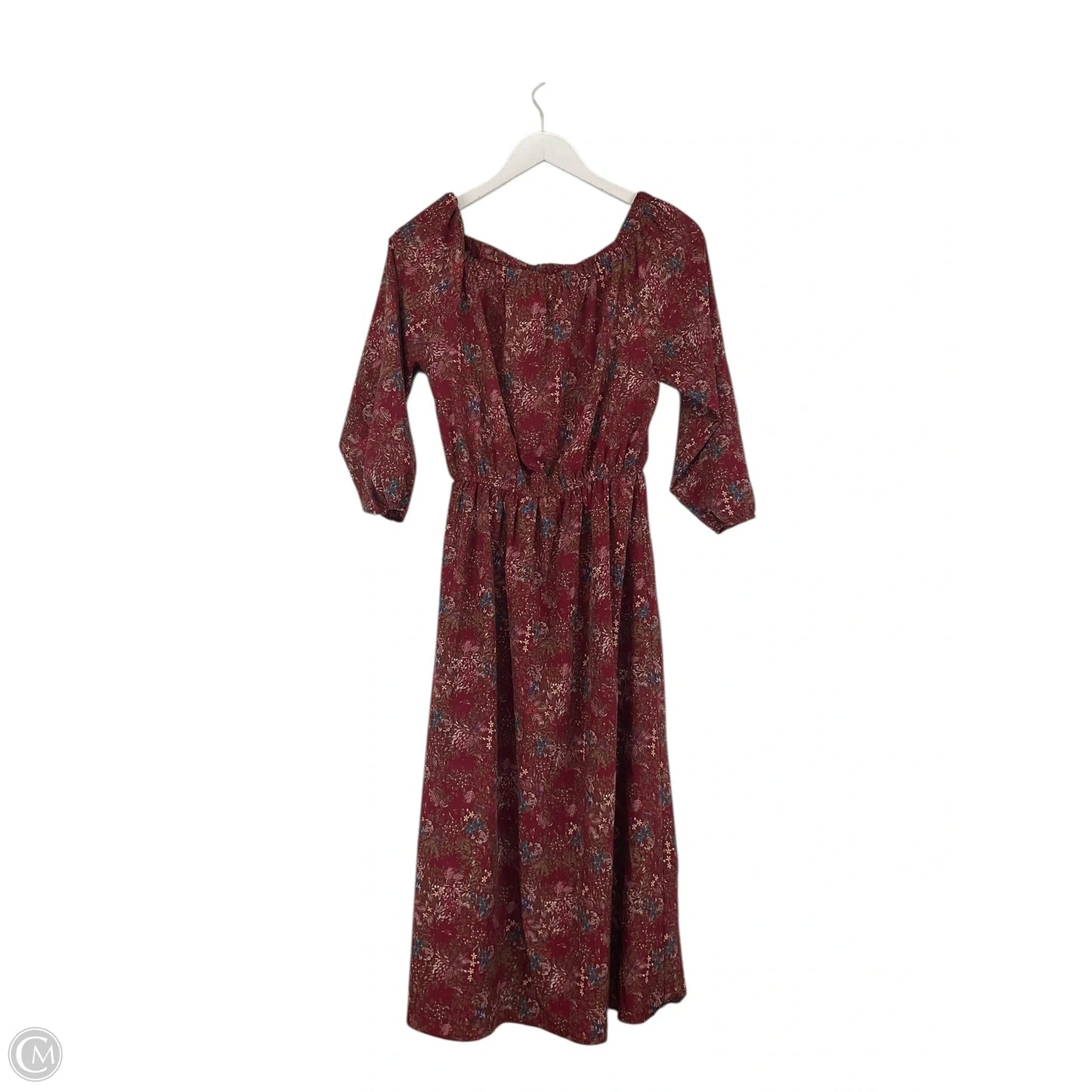 Dress Casual Midi By Pink Lily In Red, Size: S