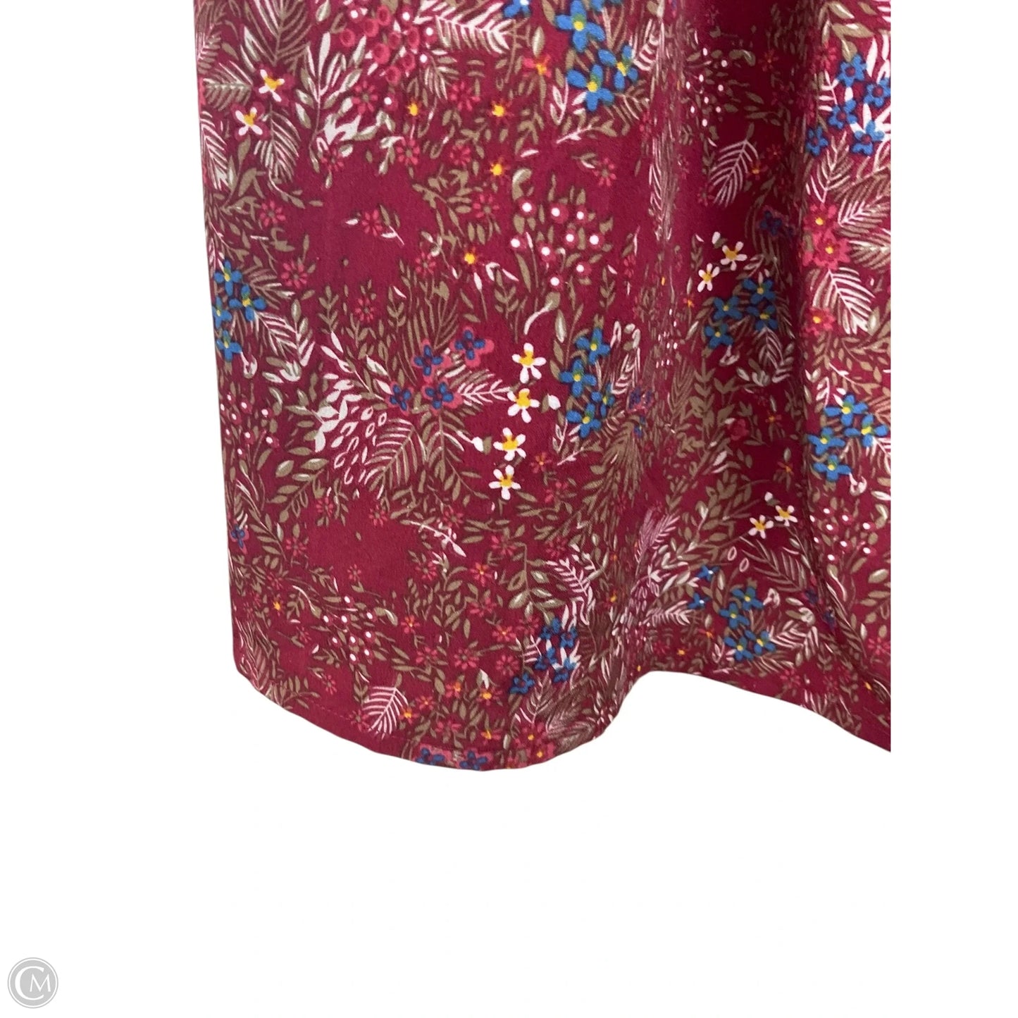 Dress Casual Midi By Pink Lily In Red, Size: S